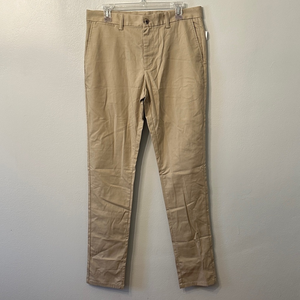 Old Navy Slim Straight Khaki Chinos - Light Tan